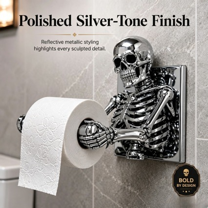 3D Skeleton Toilet Paper Holder