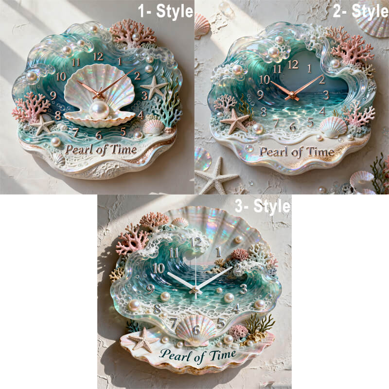 Personalized Pearl Bay themed clock
