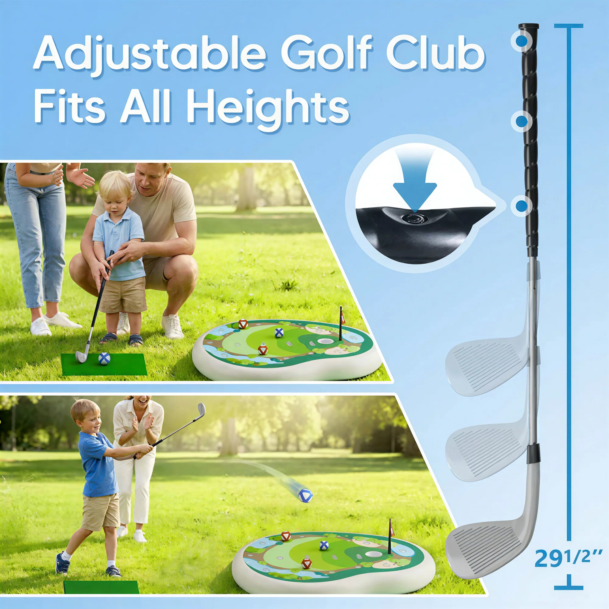 Inflatable Golf Pool Toy | Floating Water Game for All Ages ⛳️