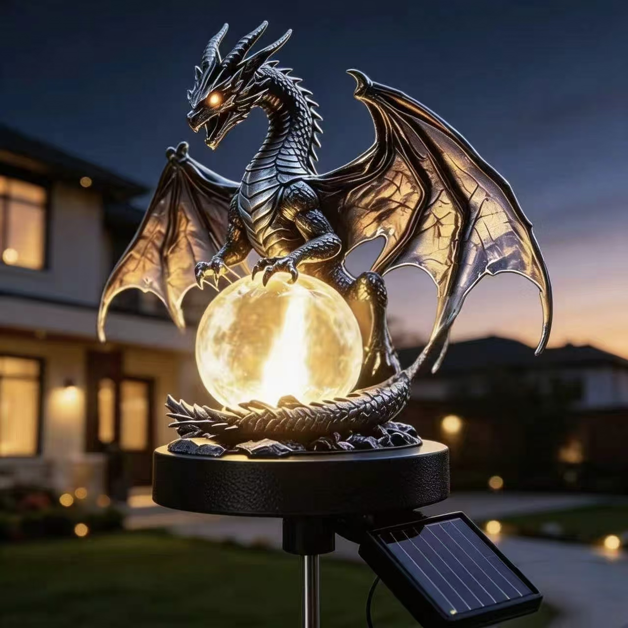 Solar Dragon Garden Light Collection