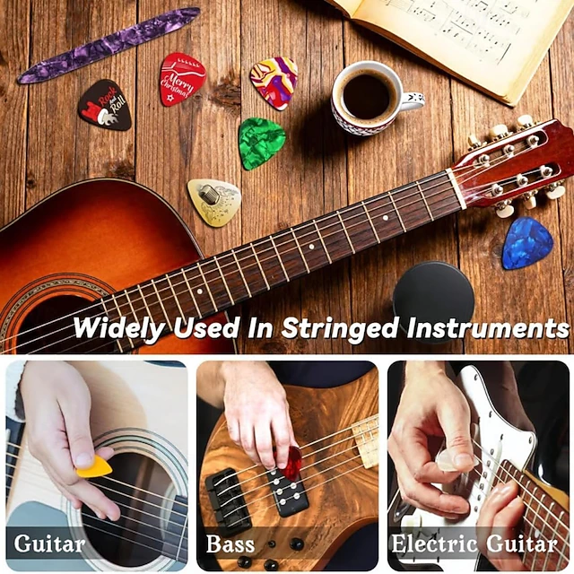 🔥 49% OFF THIS WEEK! 🎸 24 Days of Guitar Picks + Leather Holder & Tin! 🎅