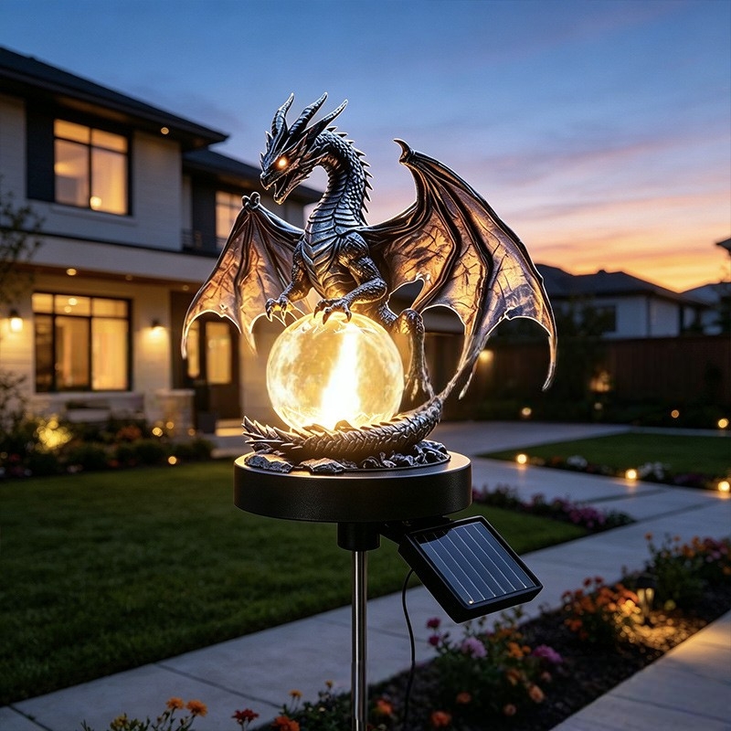 Solar Dragon Garden Light Collection