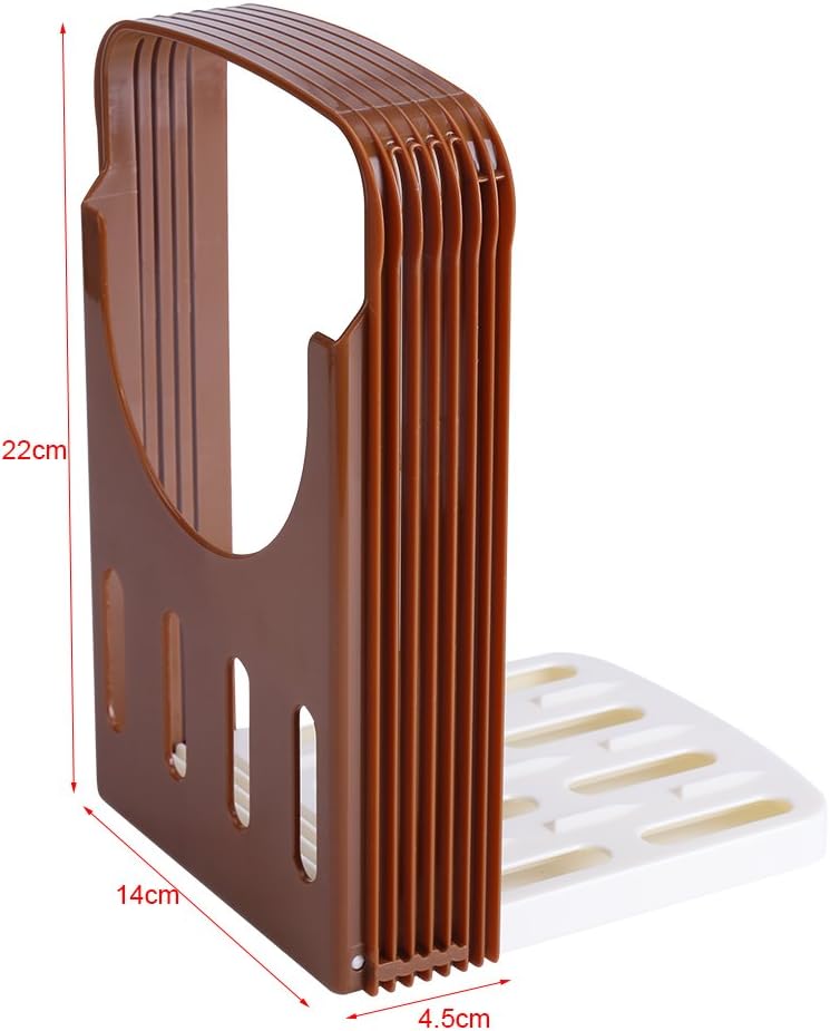 Foldable Bread Slicer | 4 Thickness Settings, Café-Worthy Toast 🍞