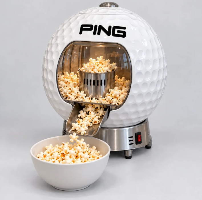 🔥 LAST DAY 49% OFF 🔥 Golf Ball Popcorn Maker | TaylorMade, Callaway, PING, Titleist 🍿⛳
