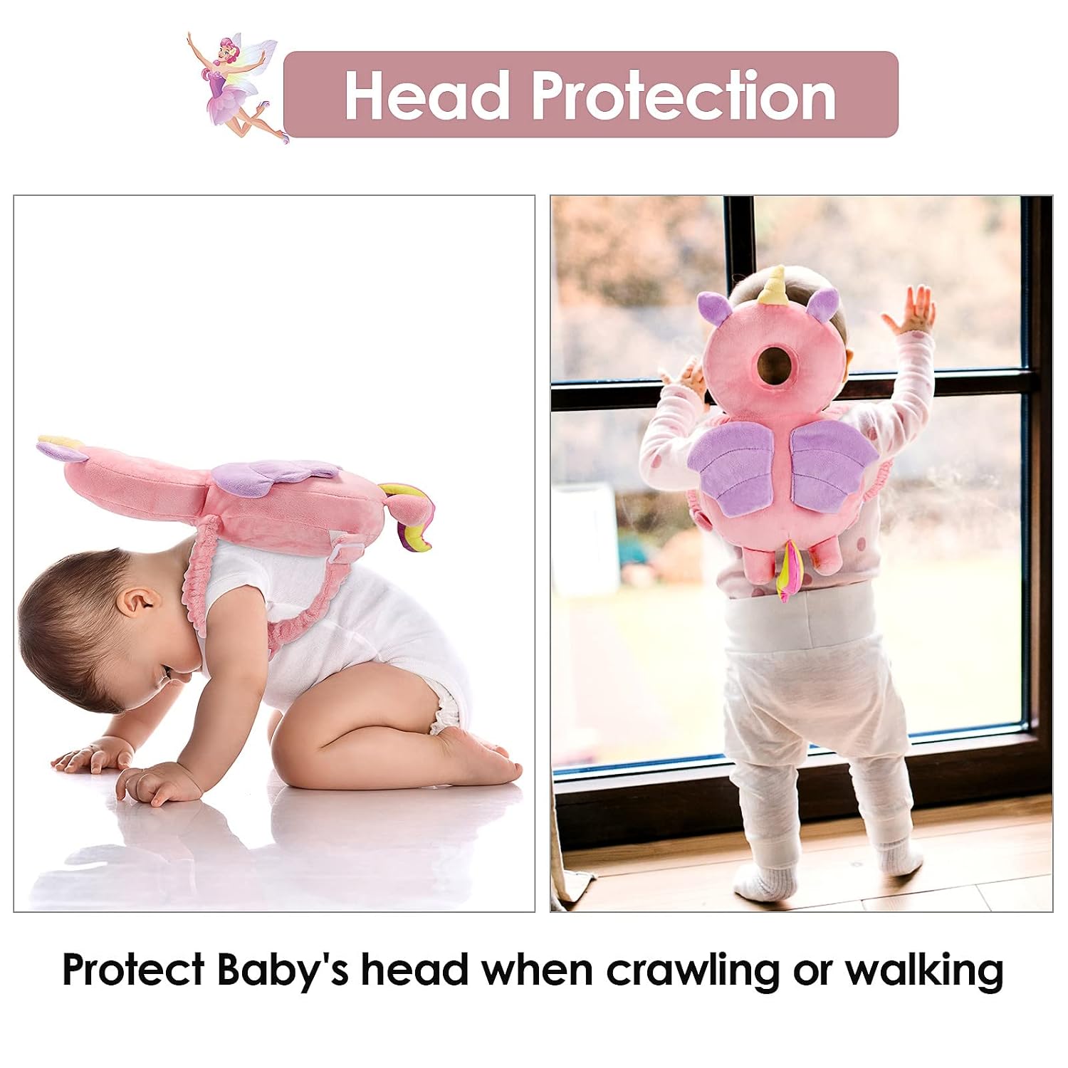 Baby Head Protector Backpack – Safety Cushion for Toddlers