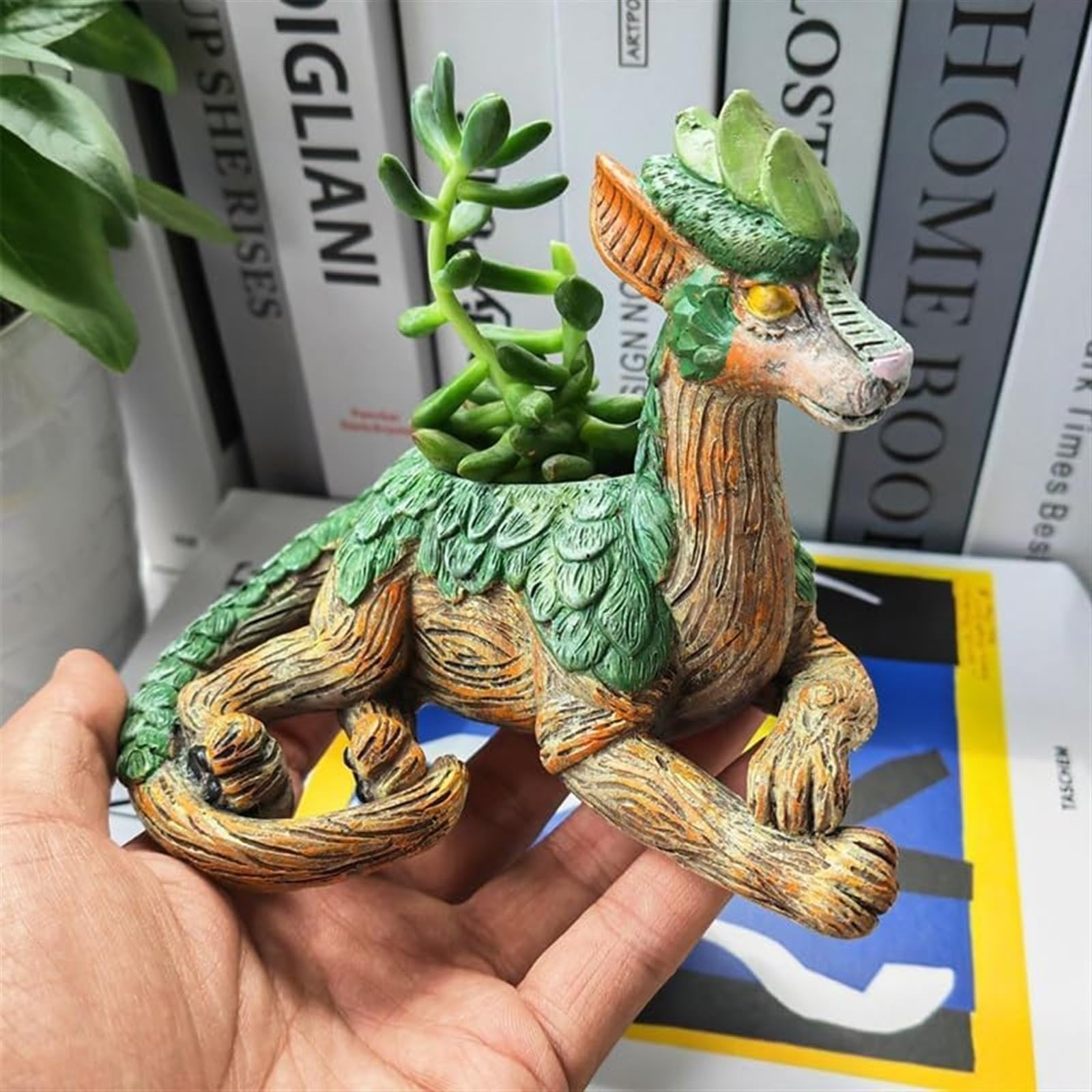 Dragon-Themed Planter | Mythical Guardian for Your Plants