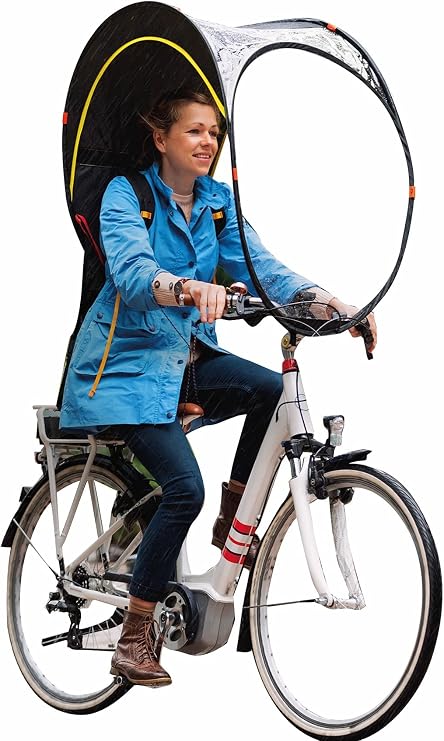 🔥 LAST DAY 49% OFF 🔥 Pop‑Up Backpack Bike Rain Shelter | Portable Foldable Cycling Canopy ☔🚲✨