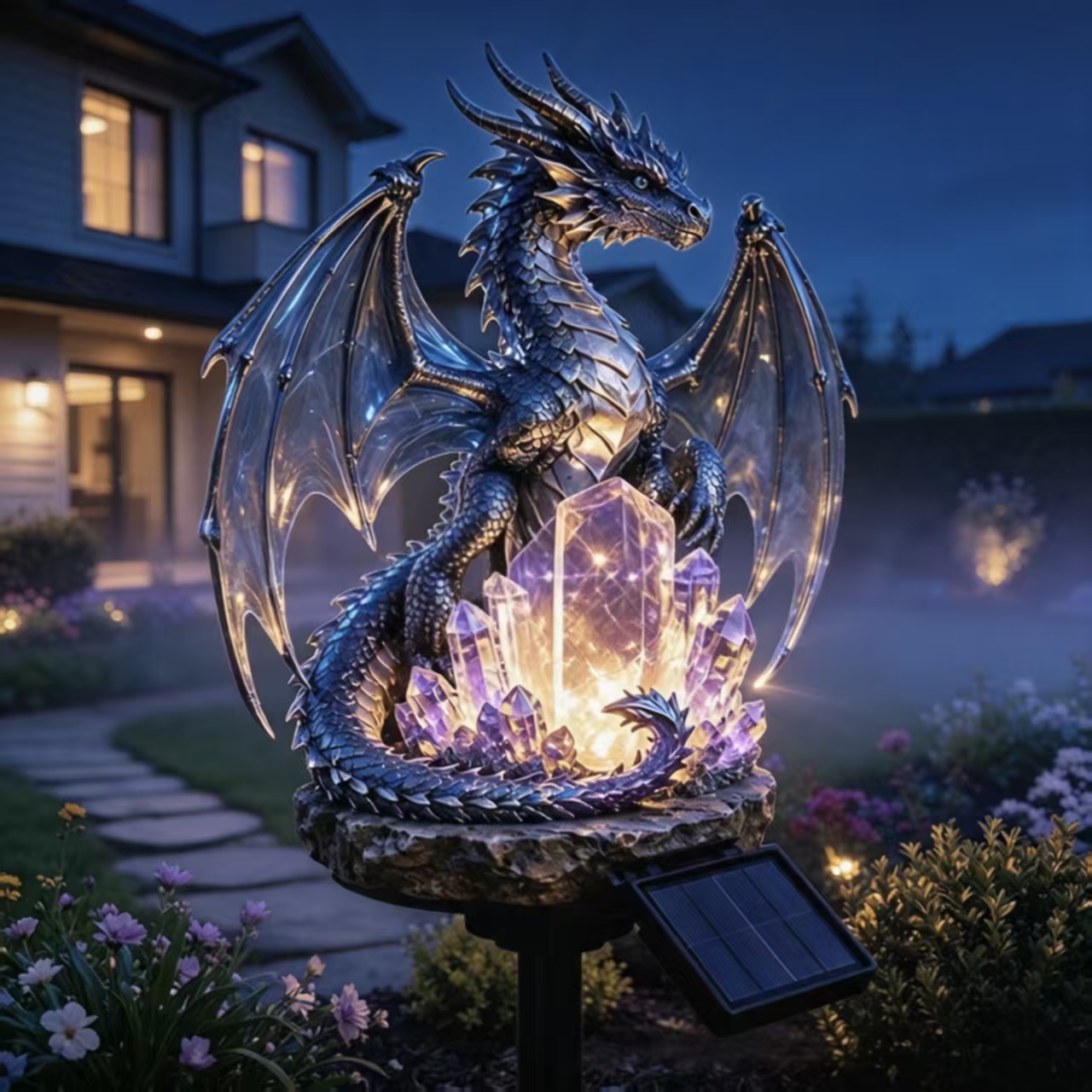 Solar Dragon Garden Light Collection