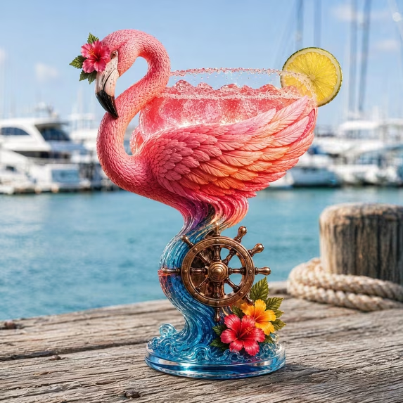 Paradise Parrot™ Tropical Art Goblet