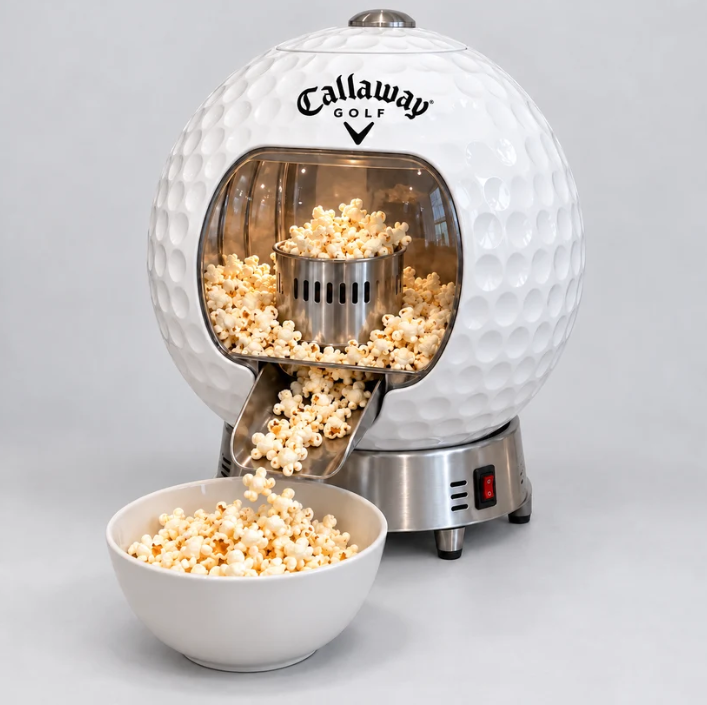 🔥 LAST DAY 49% OFF 🔥 Golf Ball Popcorn Maker | TaylorMade, Callaway, PING, Titleist 🍿⛳
