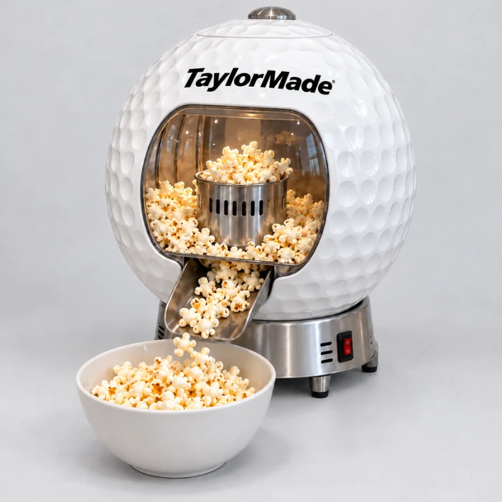 🔥 LAST DAY 49% OFF 🔥 Golf Ball Popcorn Maker | TaylorMade, Callaway, PING, Titleist 🍿⛳