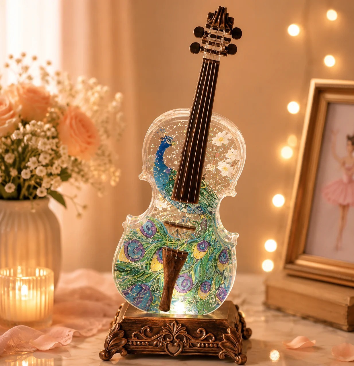 Melody Violin™ Crystal Music Lamp