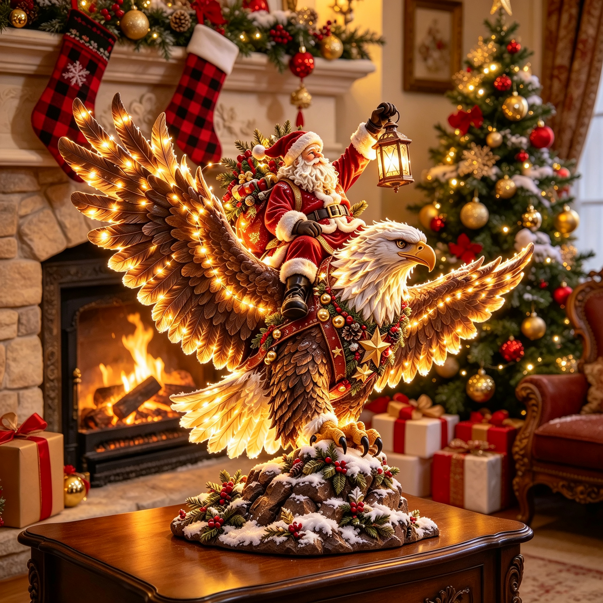 Sky Rider Santa figurine product details
