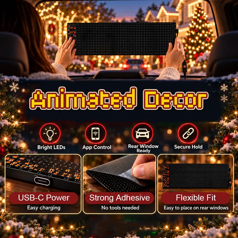 🔥 LAST DAY 49% OFF 🔥 SmartGlow LED Display | App-Controlled Custom Light Sign 🎄📱