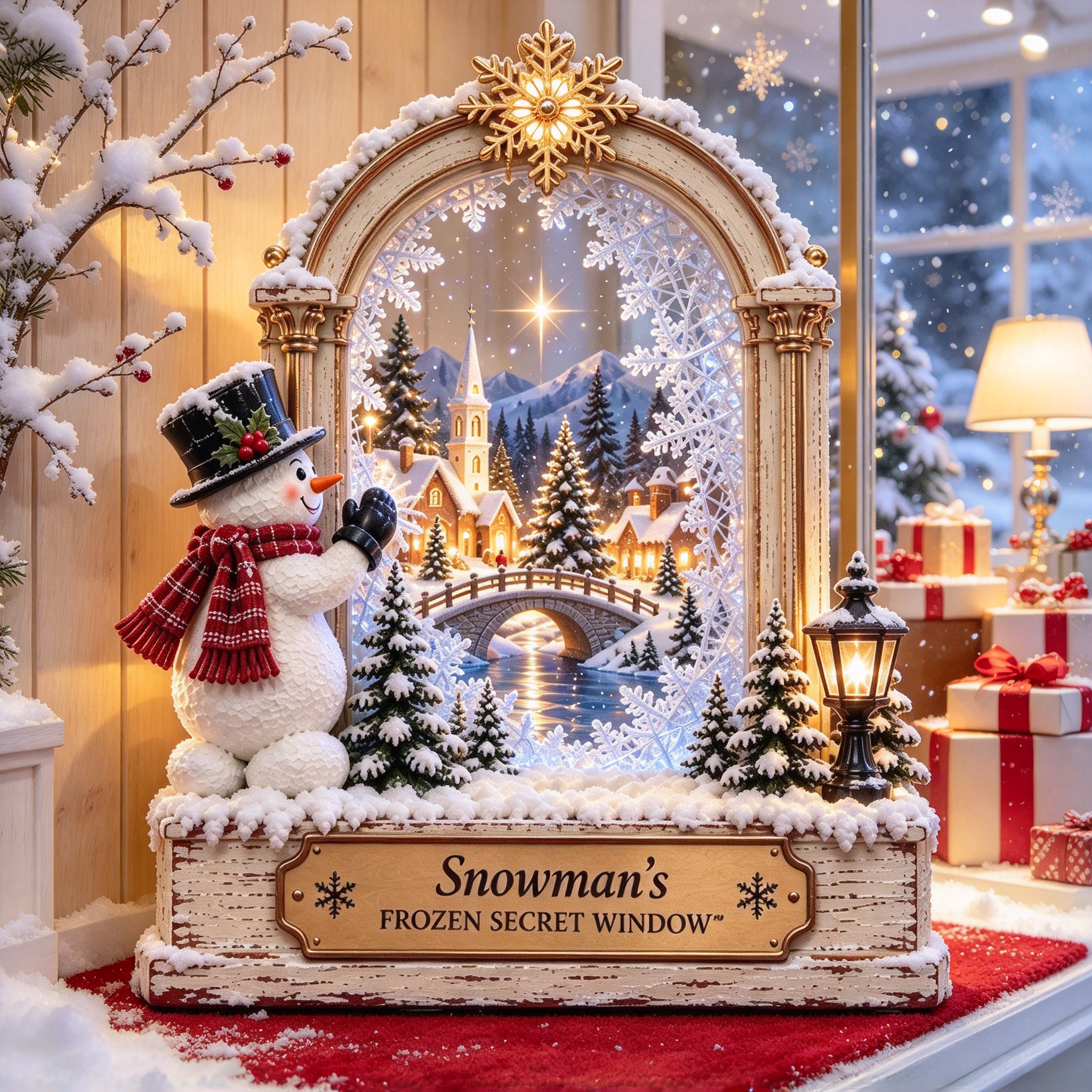 ✨ Holiday Glow Window – 3 Enchanted Christmas Scenes ✨