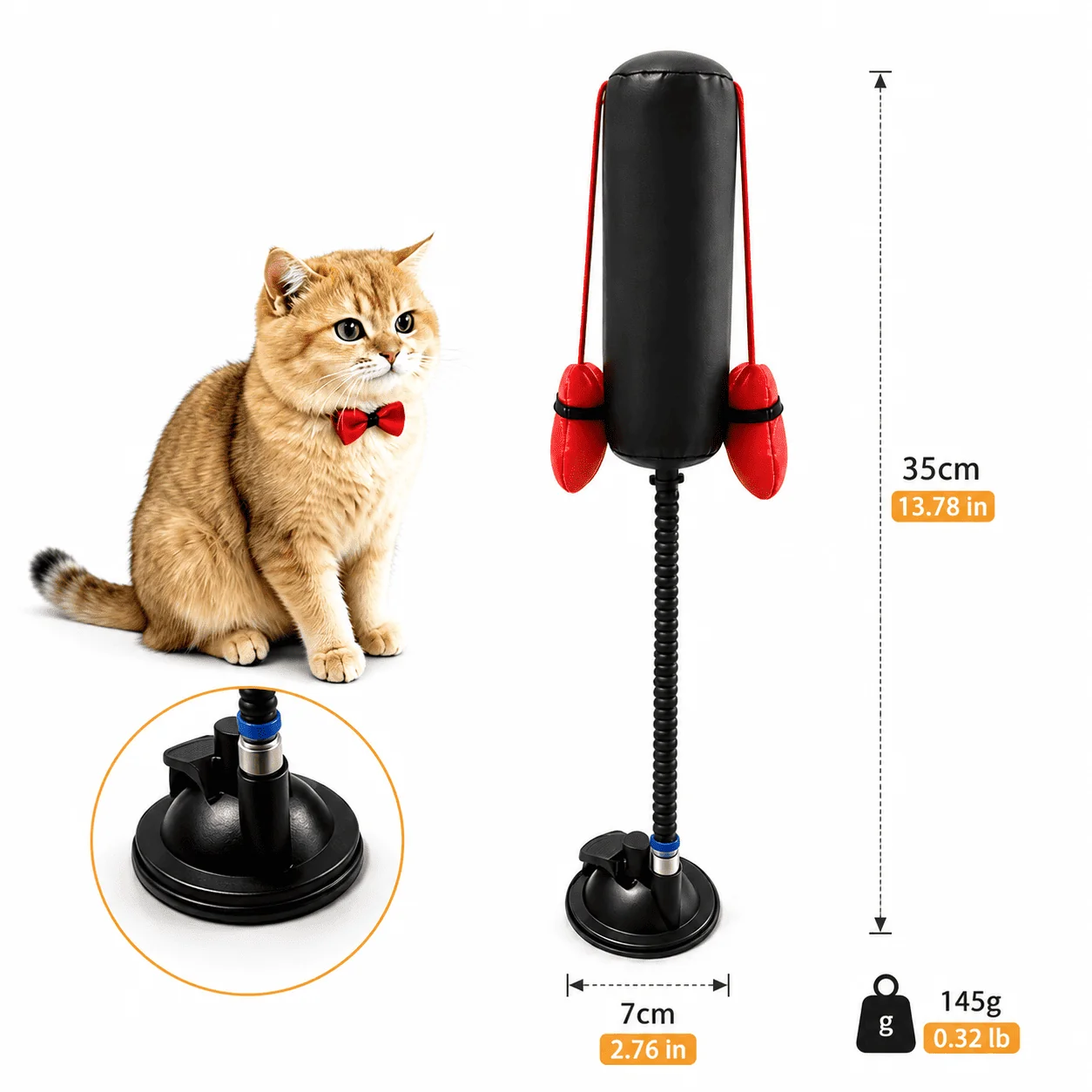 UltraGrip™ PRO Interactive Cat Toy – Save Your Sofa, Soothe Your Cat