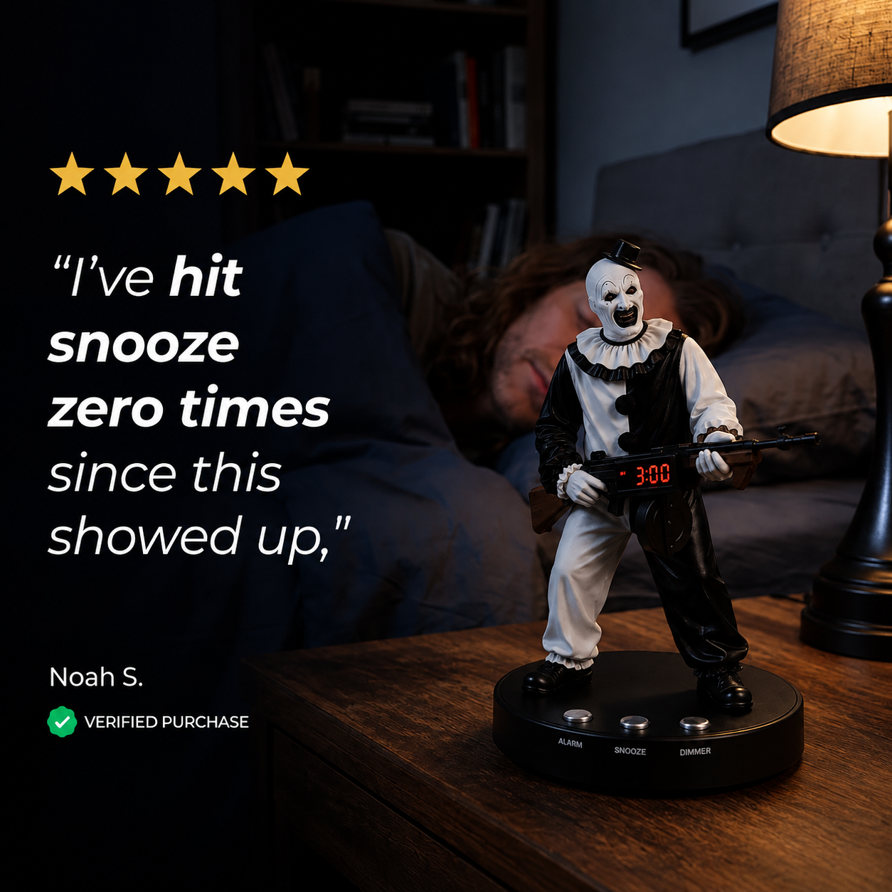 Snooze or Die – Horror-Themed Alarm Clock | Limited Pre-Order