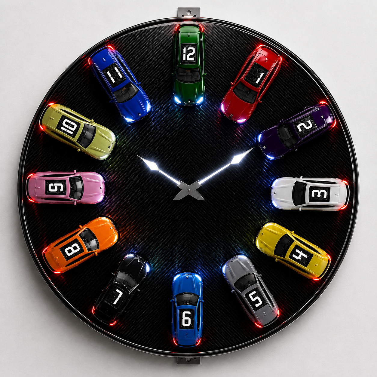 Auto Clock – Race-Inspired Wall Timer | Garage Decor