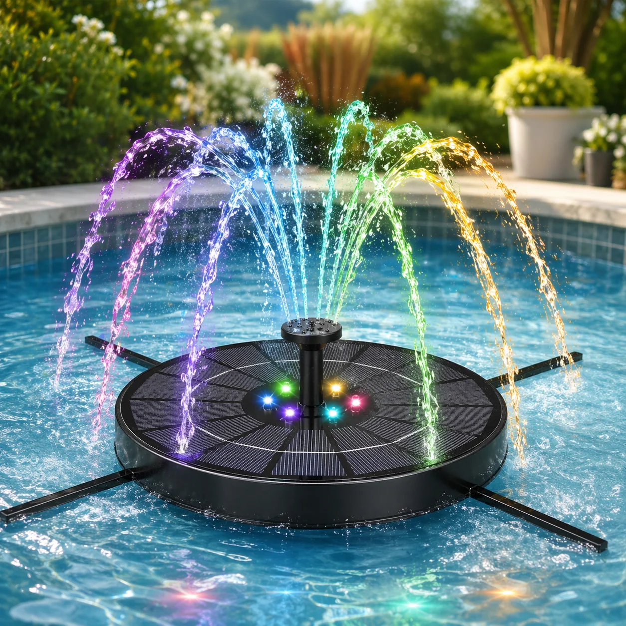 Solar LED Fountain Toy | Sun-Powered Splash Magic ☀️