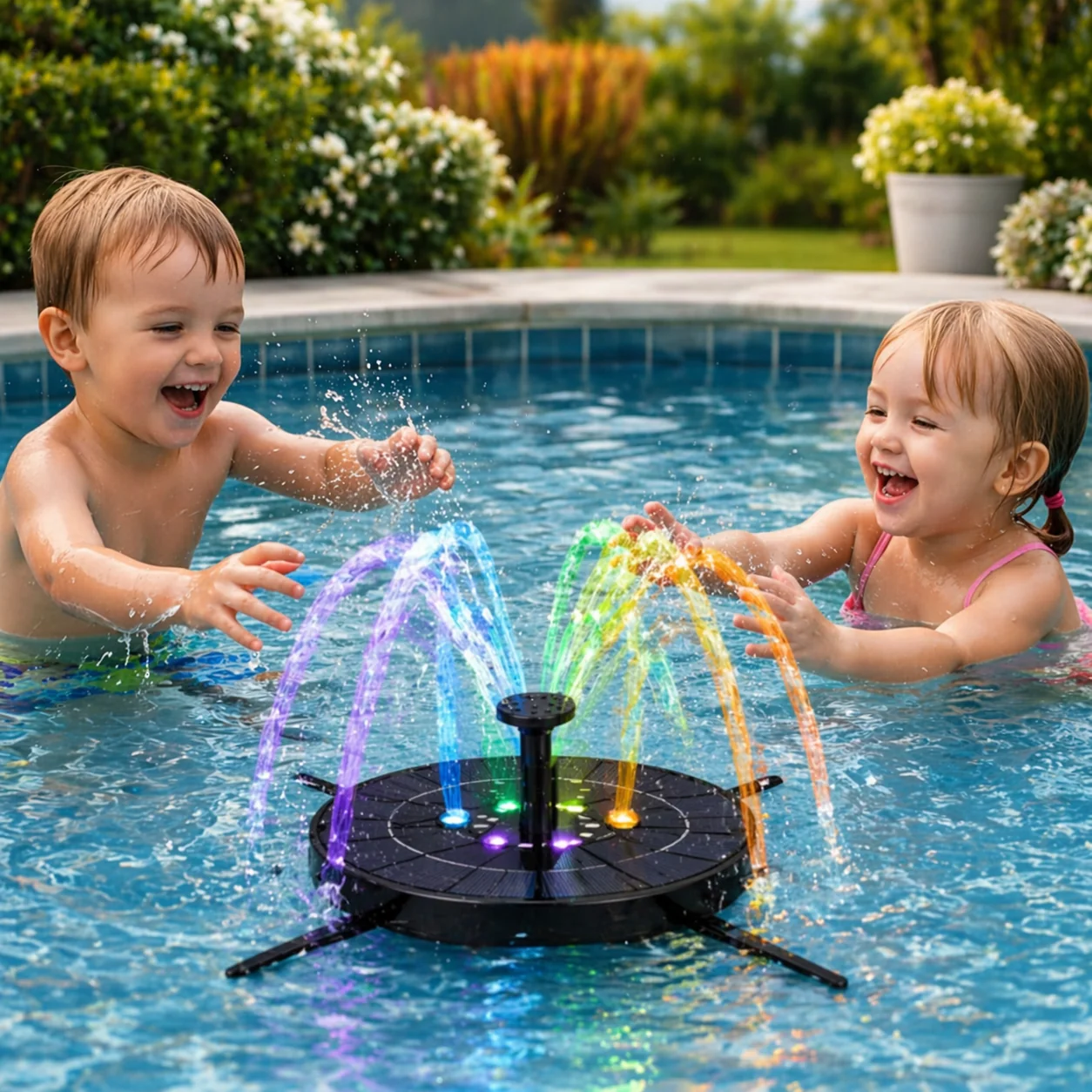 Solar LED Fountain Toy | Sun-Powered Splash Magic ☀️