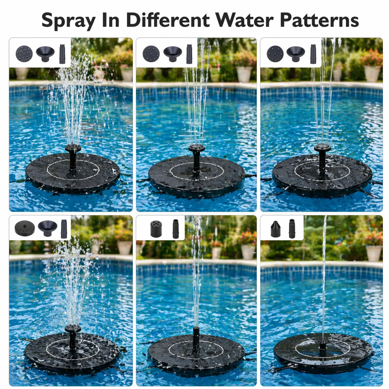 Solar LED Fountain Toy | Sun-Powered Splash Magic ☀️