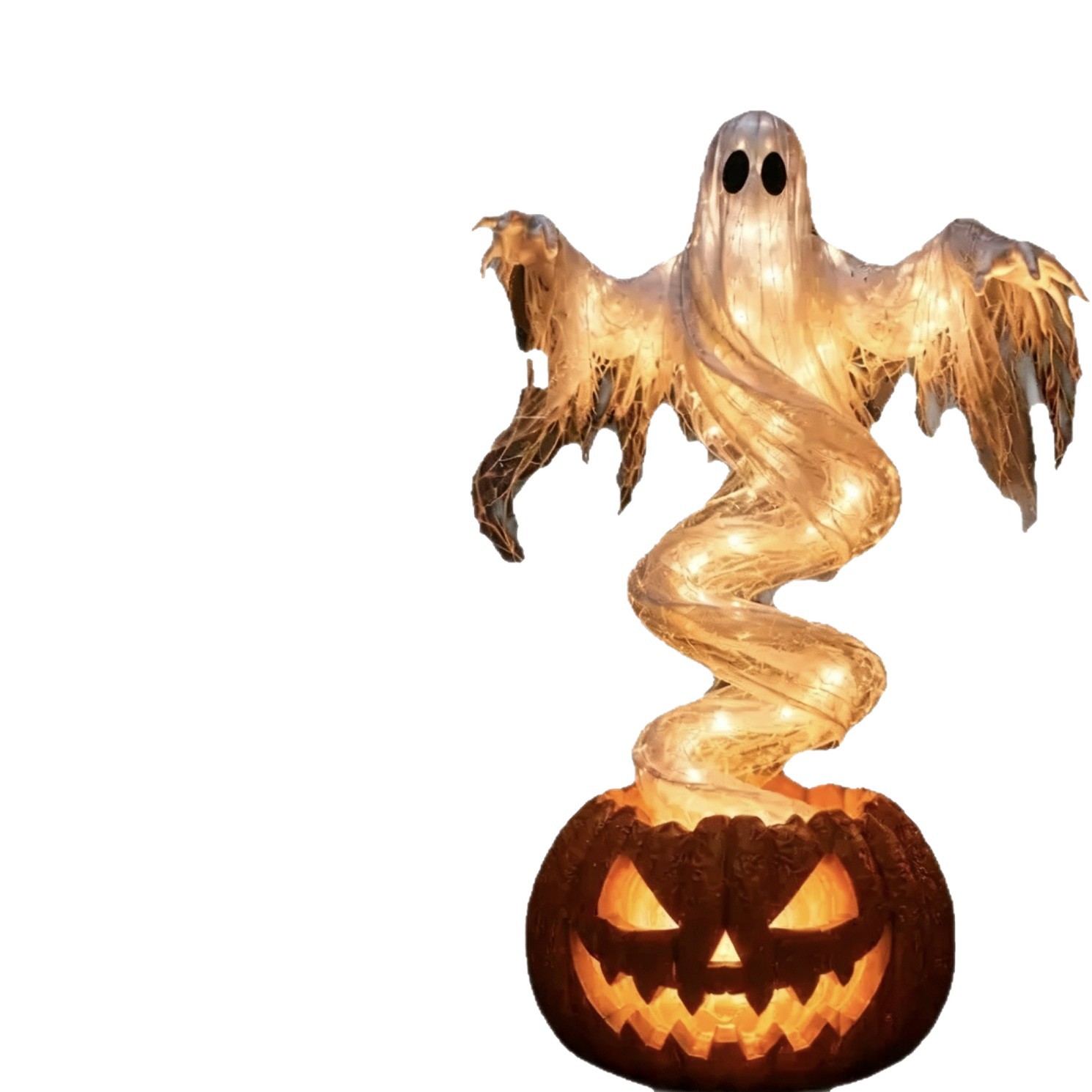 Rising Ghost Pumpkin Light | Spooky Halloween Decor🎃
