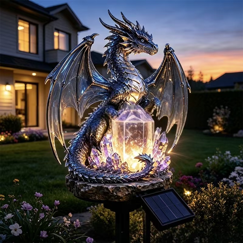 Solar Dragon Garden Light Collection