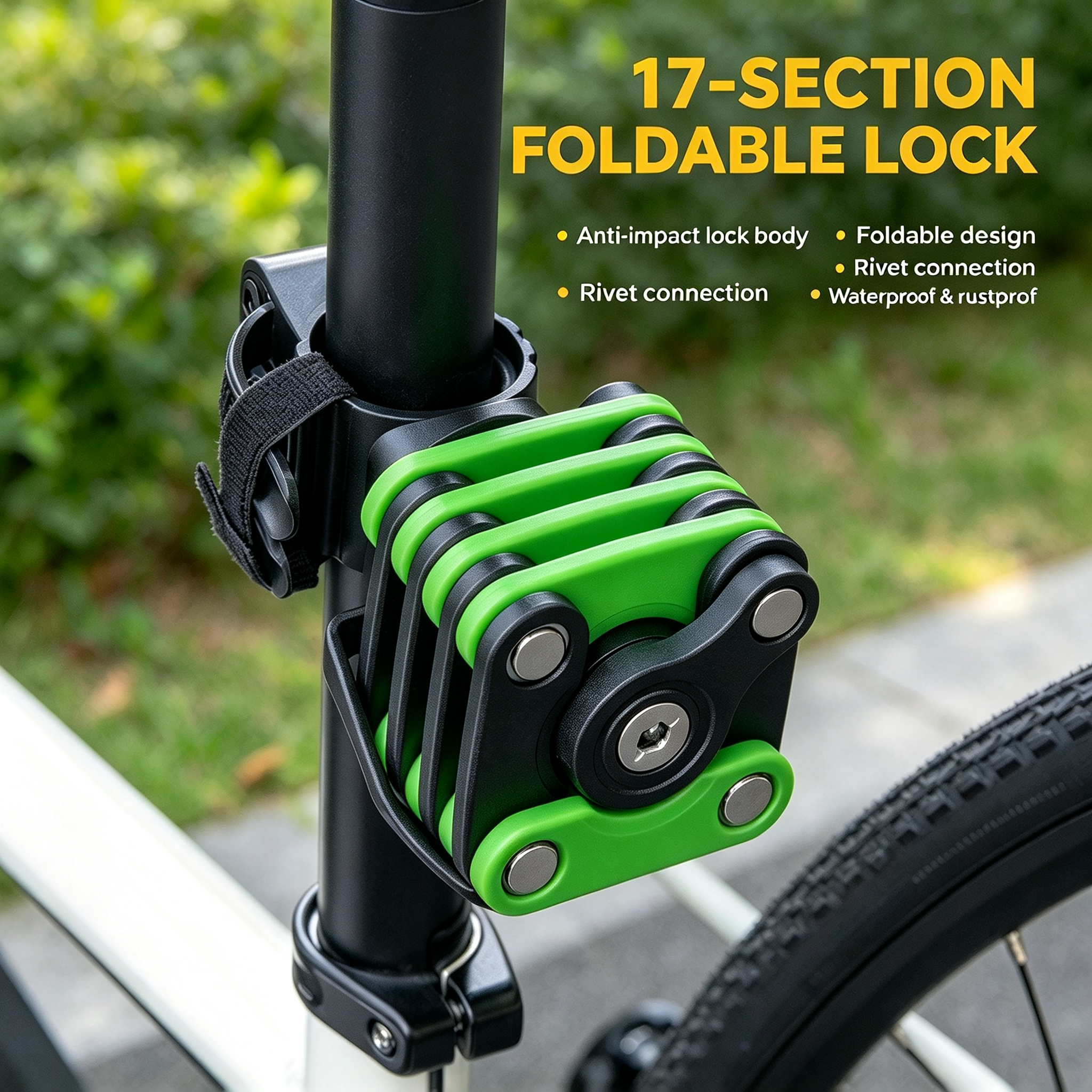Bike lock installation and accessories