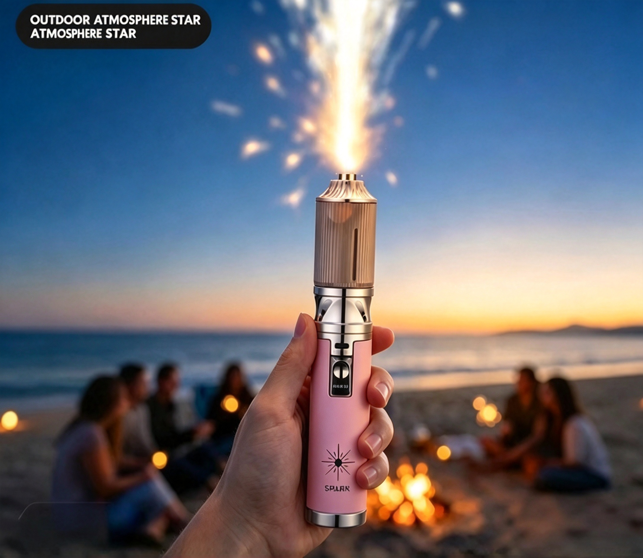 ⚡️ SparkGlow Wand – Reusable Handheld Sparkler for Parties & Events ⚡️