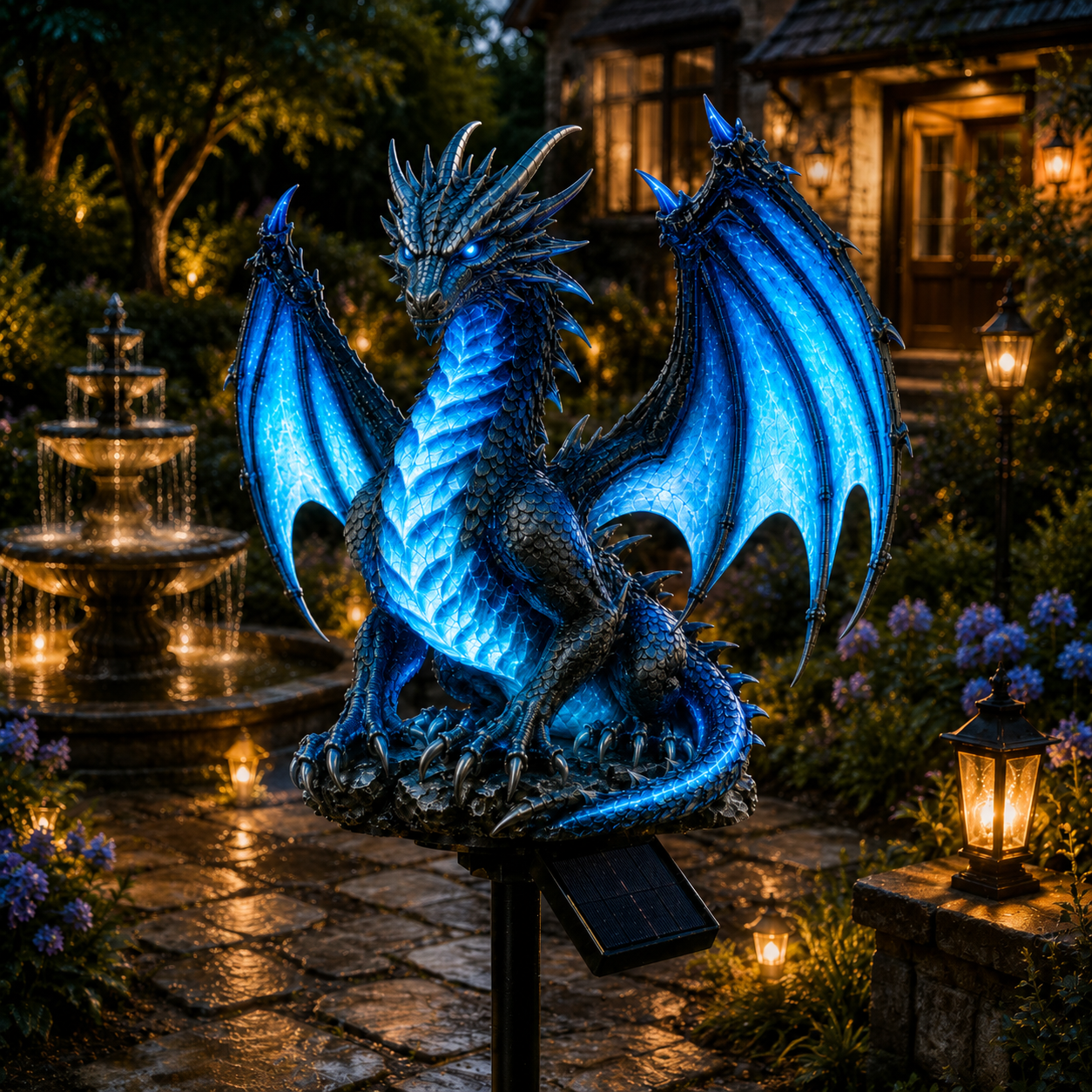 Mystic Dragon Solar Garden Light