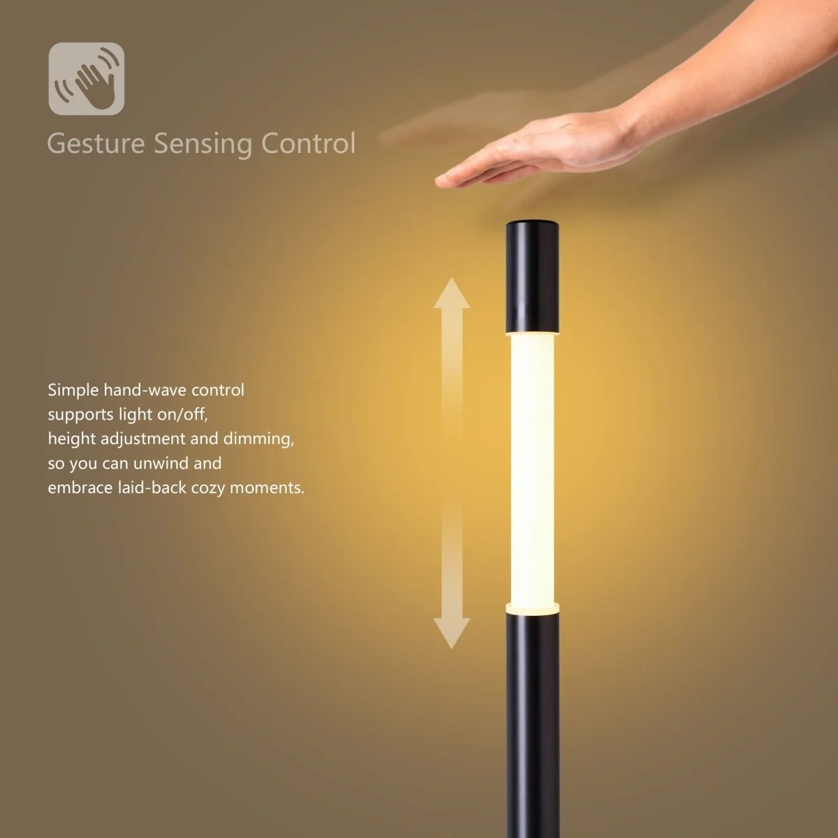 🔥 LAST DAY 49% OFF 🔥 Smart Height Adjustable Floor Lamp | Gesture & Voice Control 💡✨