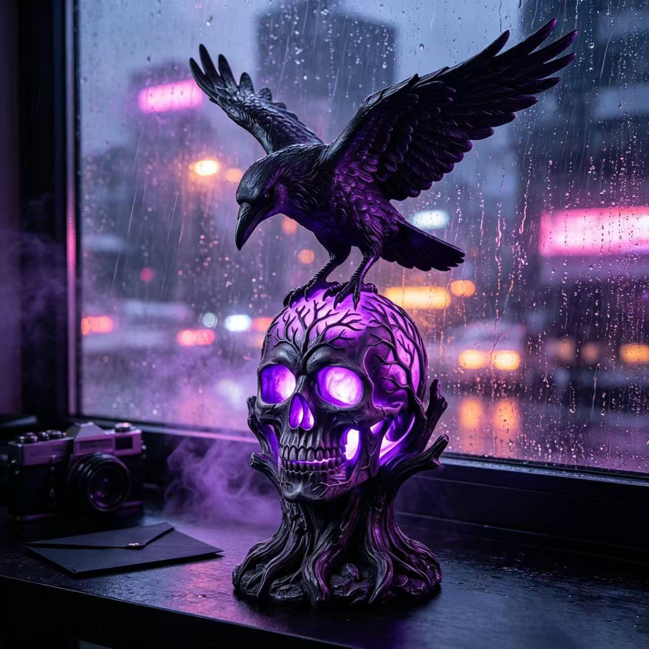 Raven Skull Lamp™