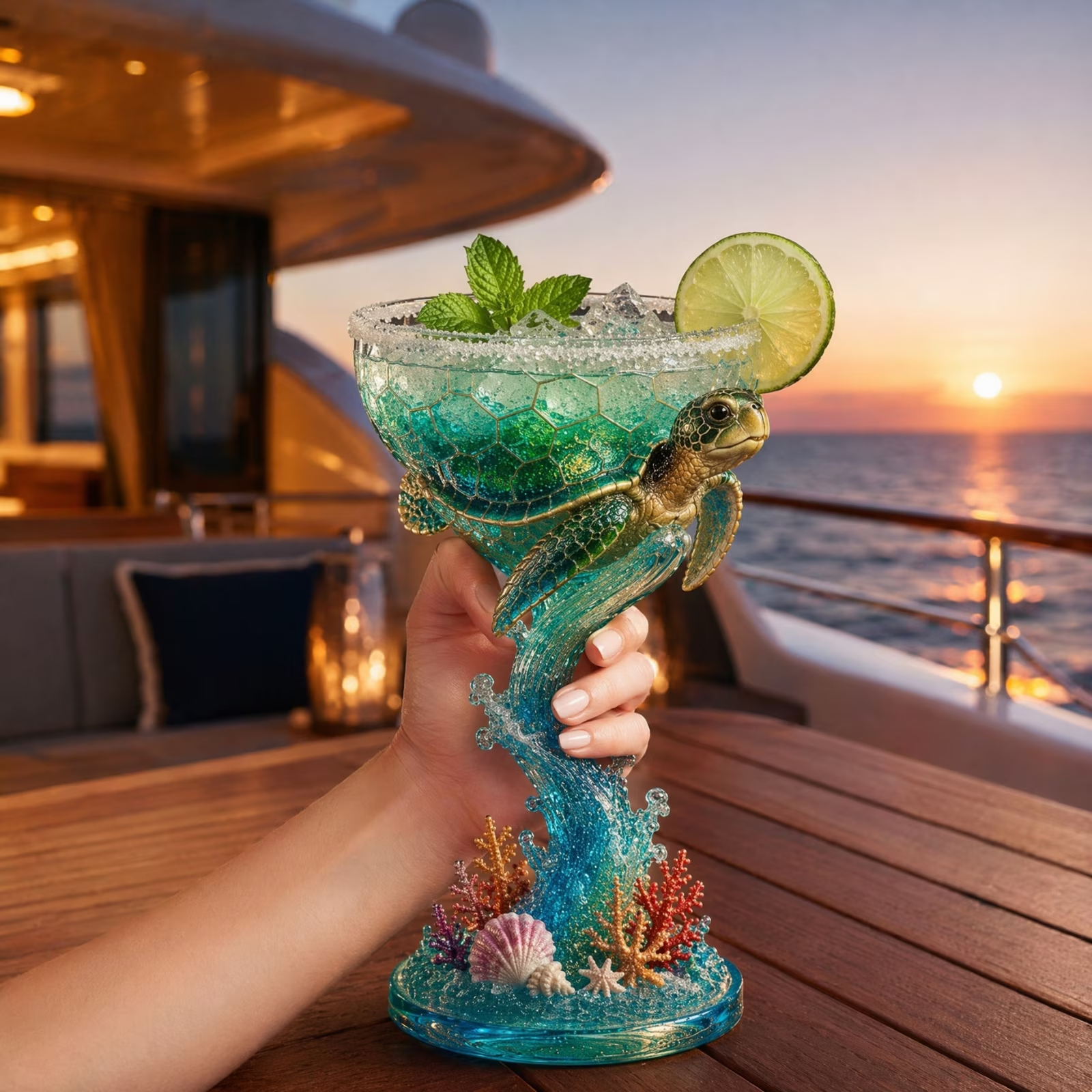 Paradise Parrot™ Tropical Art Goblet