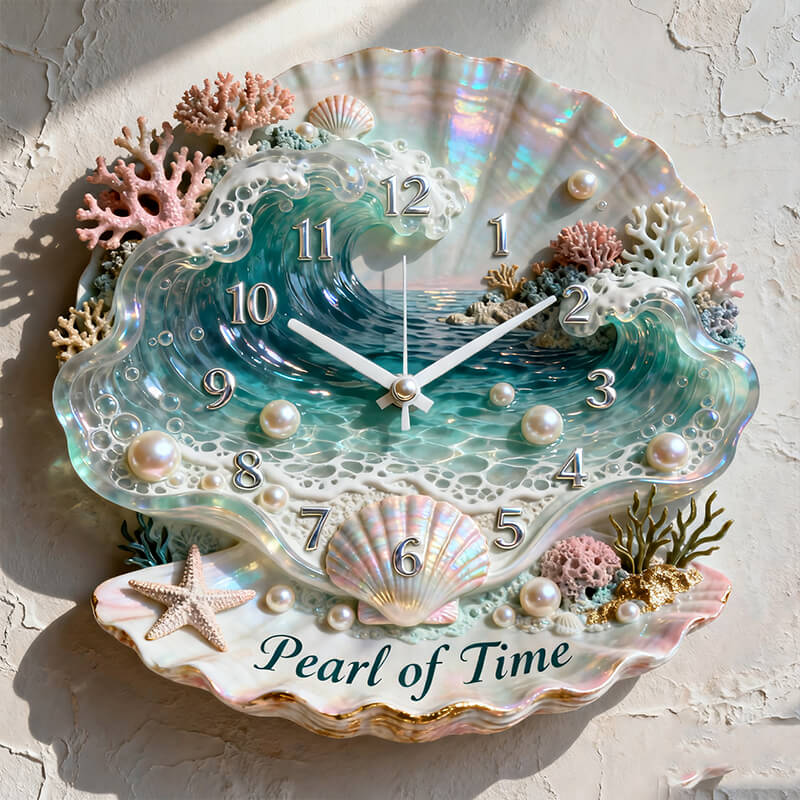 Personalized Pearl Bay themed clock