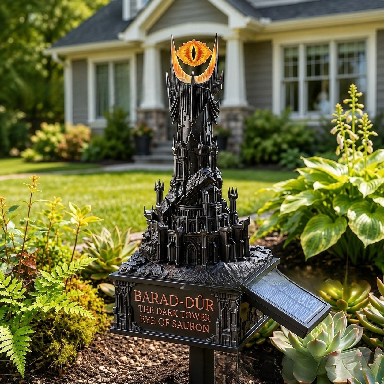Shadow Fortress™ Solar Garden Light