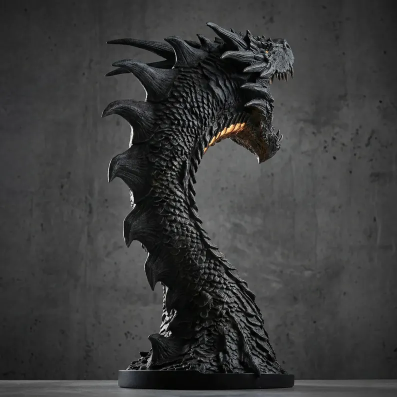 Dragon Flame Guardian™ Mystical Fire Dragon LED Sculpture