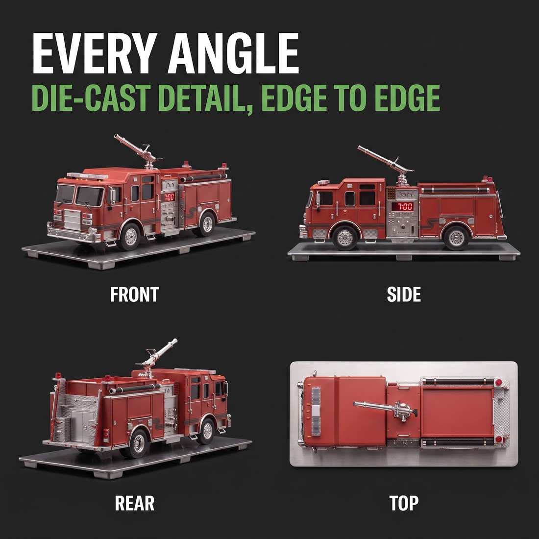 RescueCall™ Fire Truck Alarm Clock