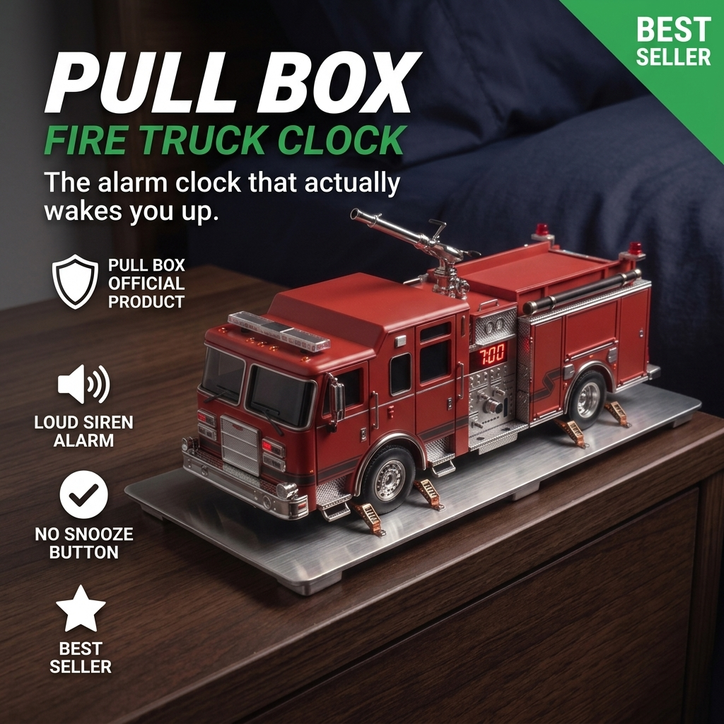 RescueCall™ Fire Truck Alarm Clock
