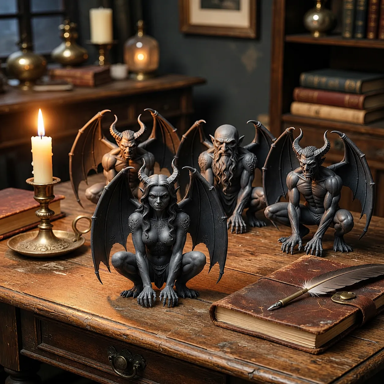 Gargoyle Shelf Decor