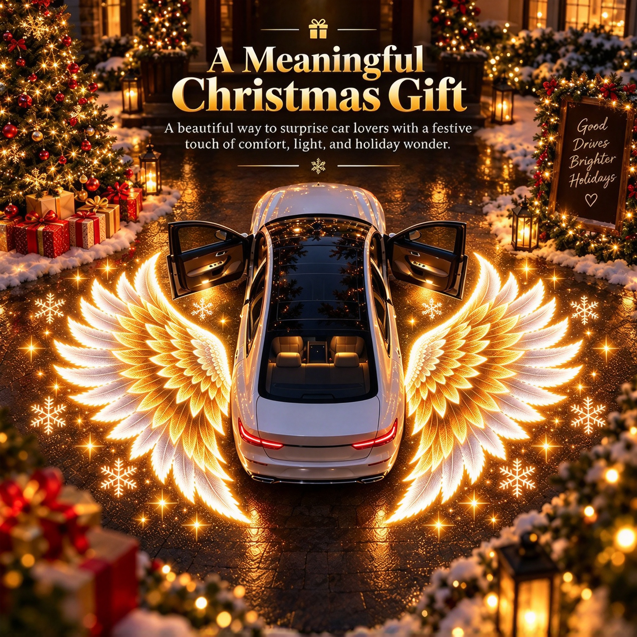 🔥 LAST DAY 49% OFF 🔥 Angel Wing Car Door Projector Lights | Welcome Lights for Your Vehicle 🚗✨