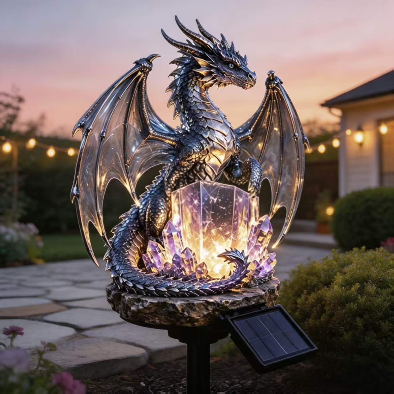 Solar Dragon Garden Light Collection