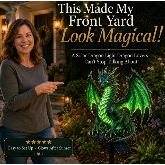 🐉 Dragon Guardian Solar Garden Light