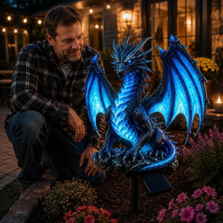 Mystic Dragon Solar Garden Light