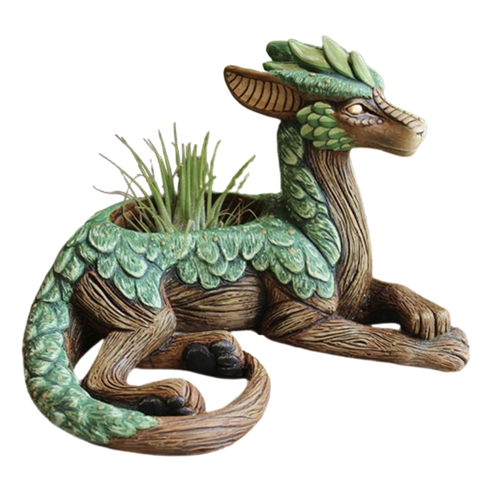 Garden Guardian Statue - Chinese Dragon Succulent Planter ...