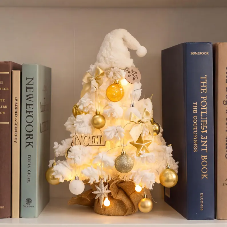 🔥 49% OFF THIS WEEK! 🎄 The Cutest 20-Inch Snowy Tree to Brighten Your Small Space! 🎅