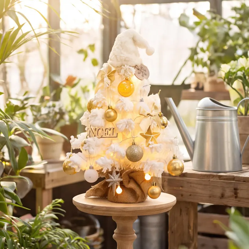 🔥 49% OFF THIS WEEK! 🎄 The Cutest 20-Inch Snowy Tree to Brighten Your Small Space! 🎅