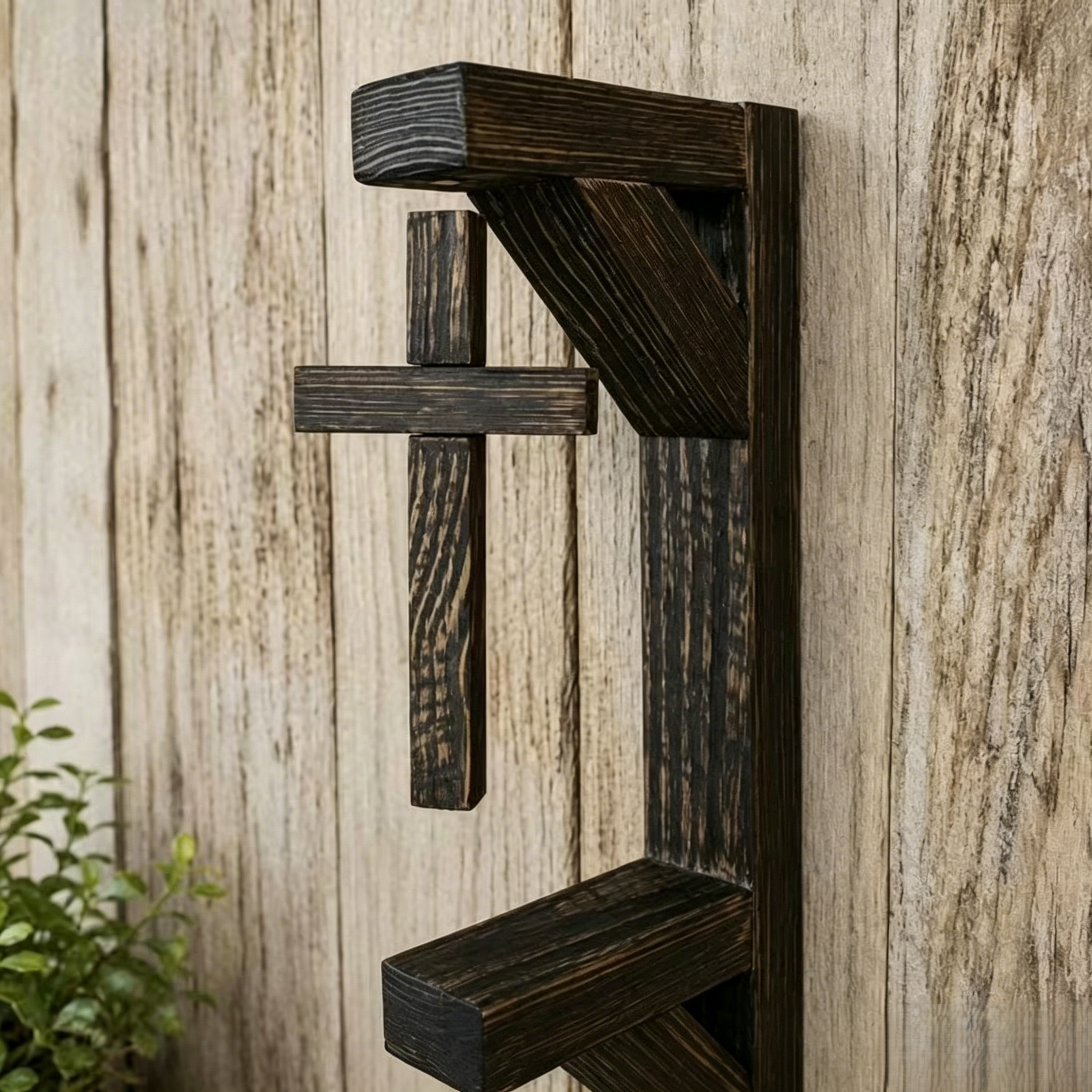 🙏Floating Illusion Wooden Cross Wall Decor