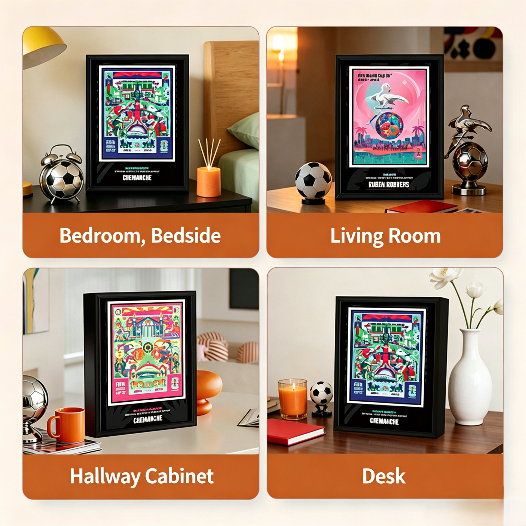 ⚽2026 FIFA World Cup Light-Up Speaker Artwork Collection