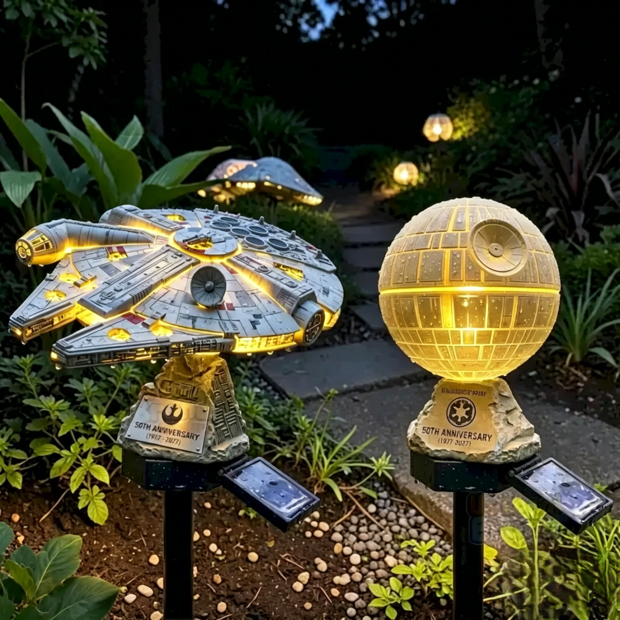 ⭐Star Wars 50th Anniversary Solar Garden Light