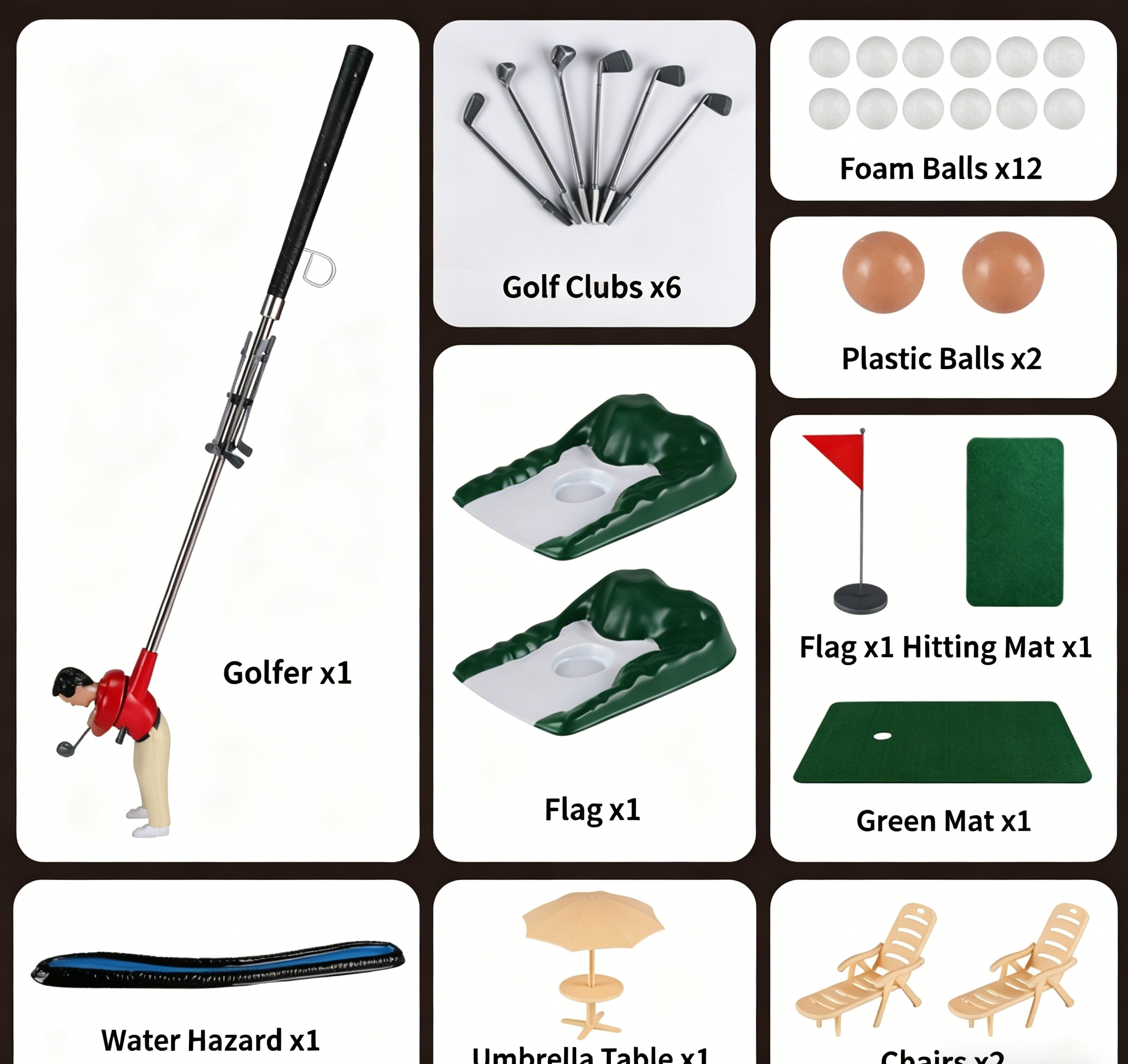 ⛳ Mini Indoor Golf Toy Set | The Ultimate Tabletop Golf Game for Kids & Adults